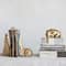 Hello Honey® 9" Gold Iron Snail Bookends Set